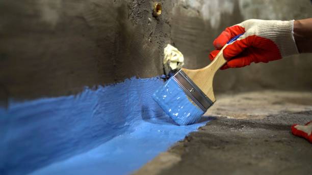 Large-scale Exterior Waterproofing work completed in Bannister, MI by SJ Waterproofing Pros
